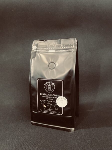 Pupiņas Rolling Coffee 1kg individual Espresso Blend Grauzdēta Kuldīgā